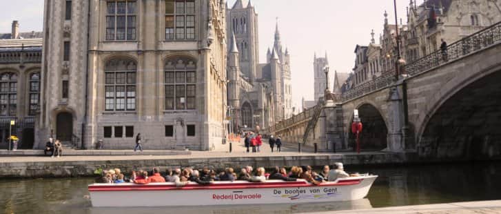 Boat Tour in Ghent header image
