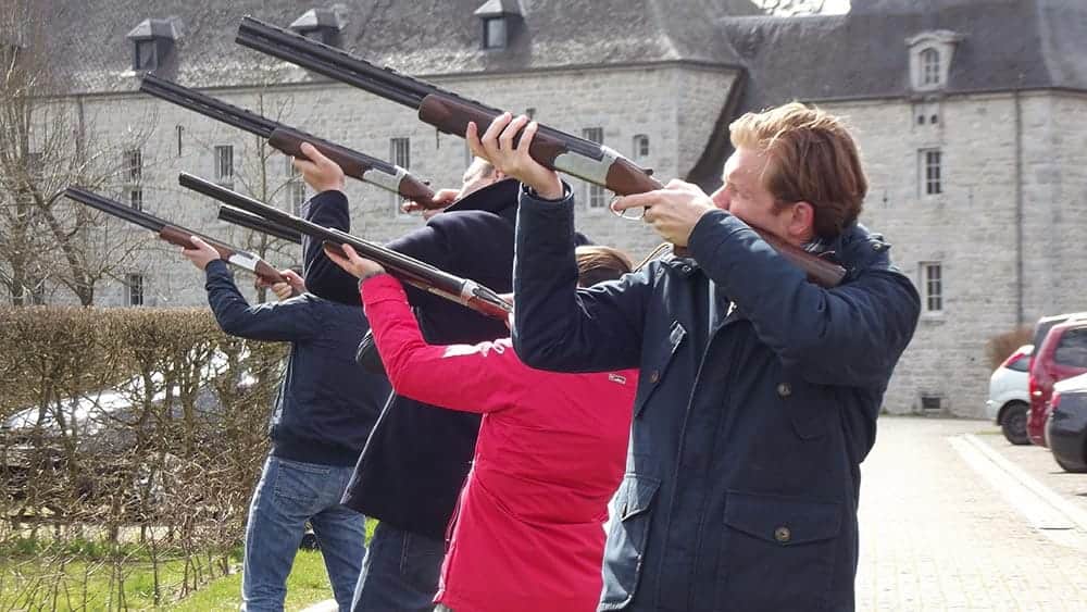 Laser clay pigeon shooting header image