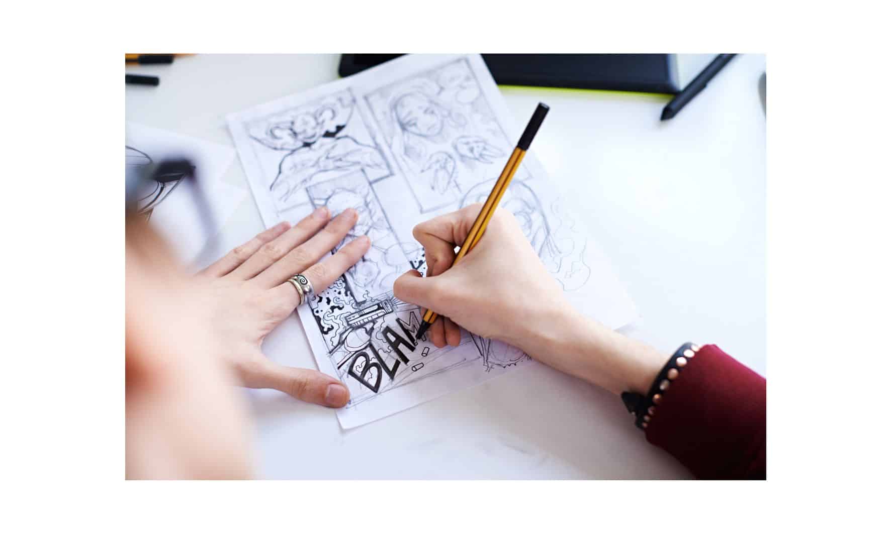 Comic Drawing Workshop header image