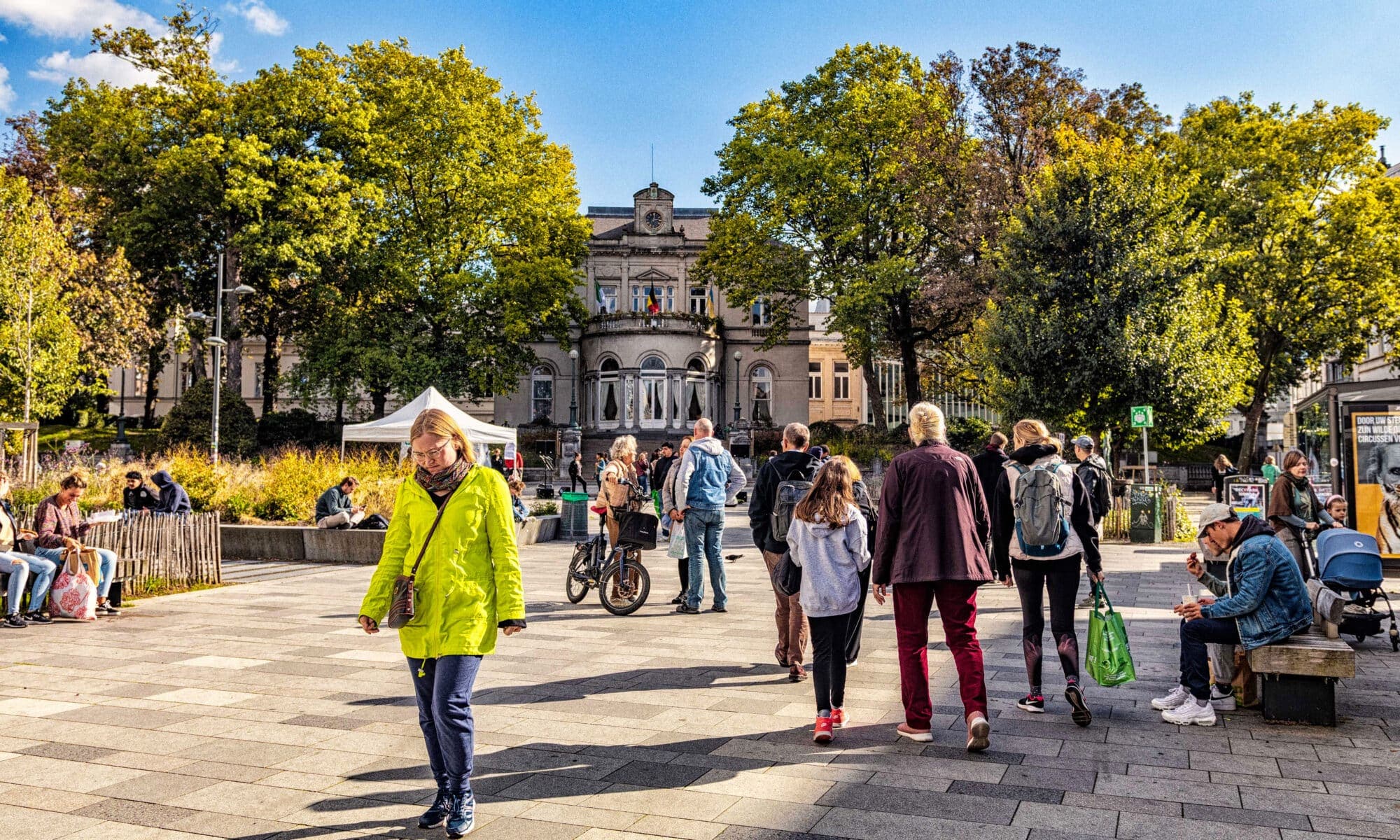 Sustainable walk in Brussel