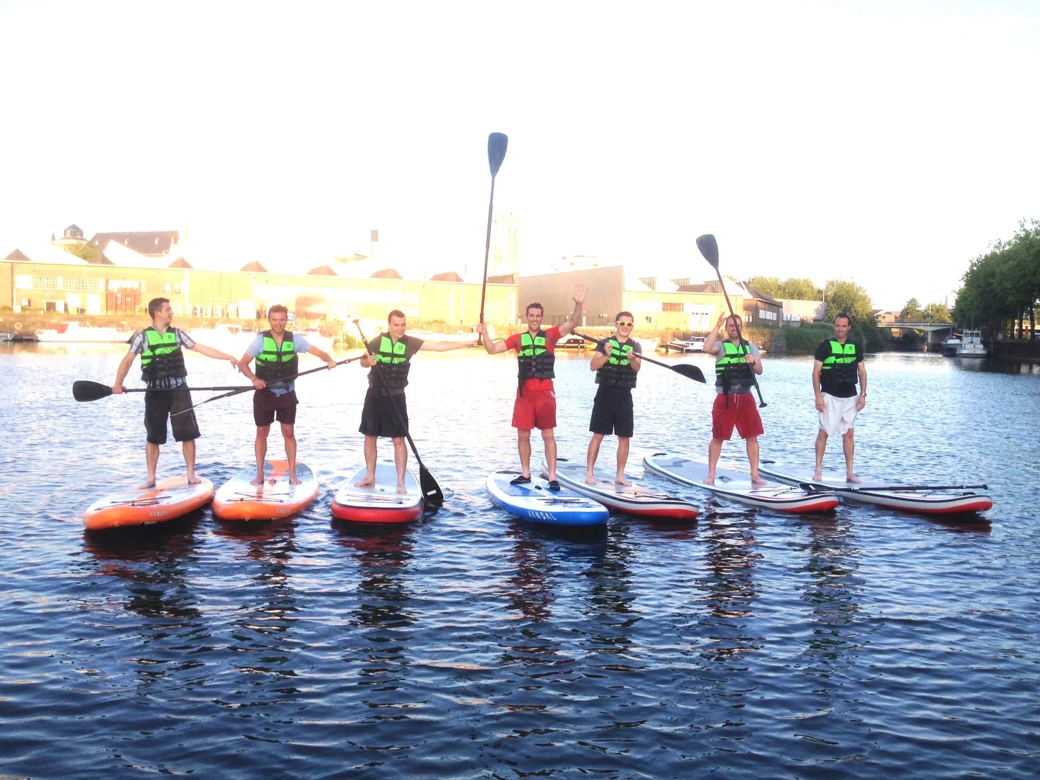 Stand up paddle doorheen Mechelen