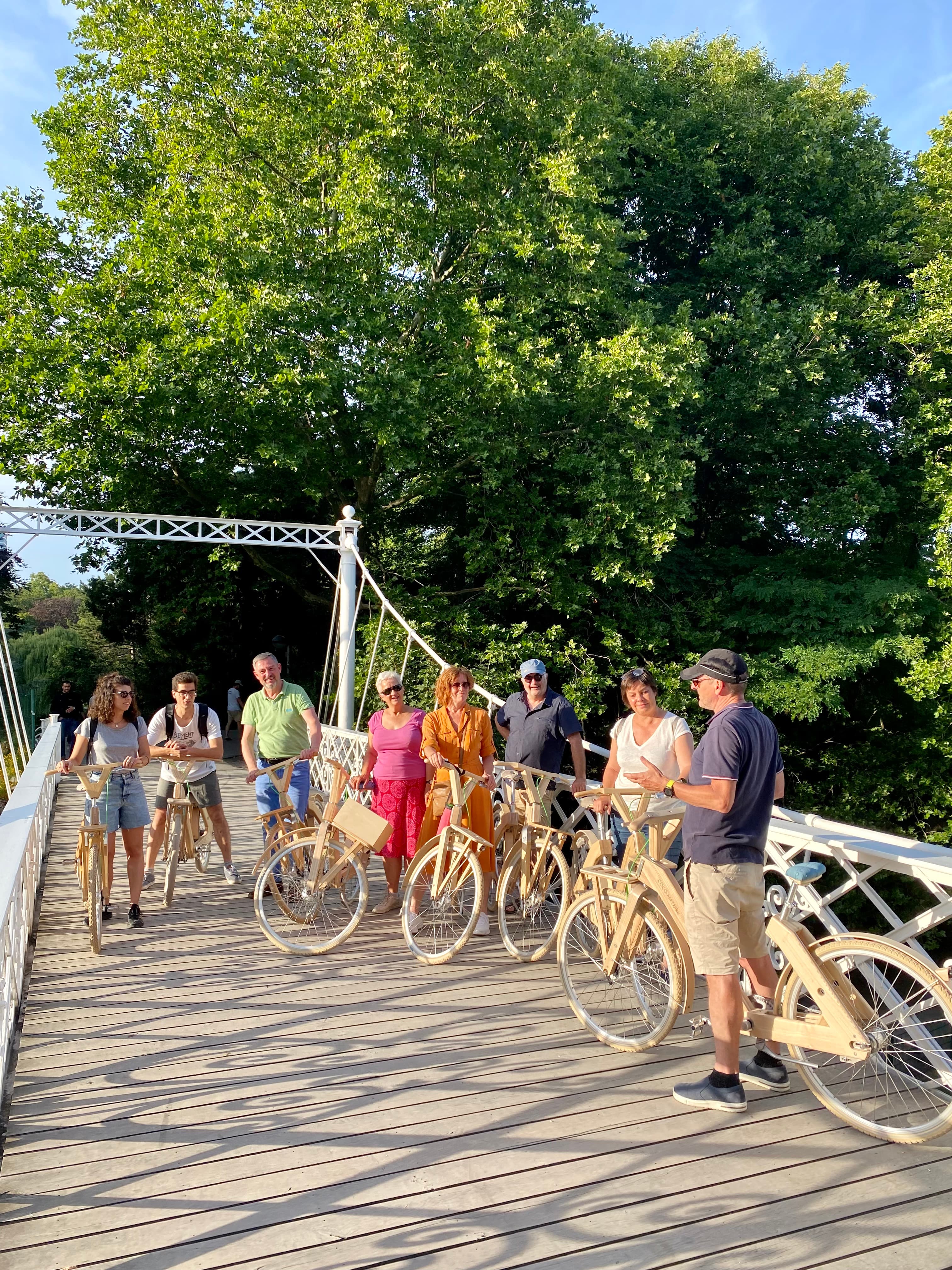 Antwerp ECO-tour on wooden bikes