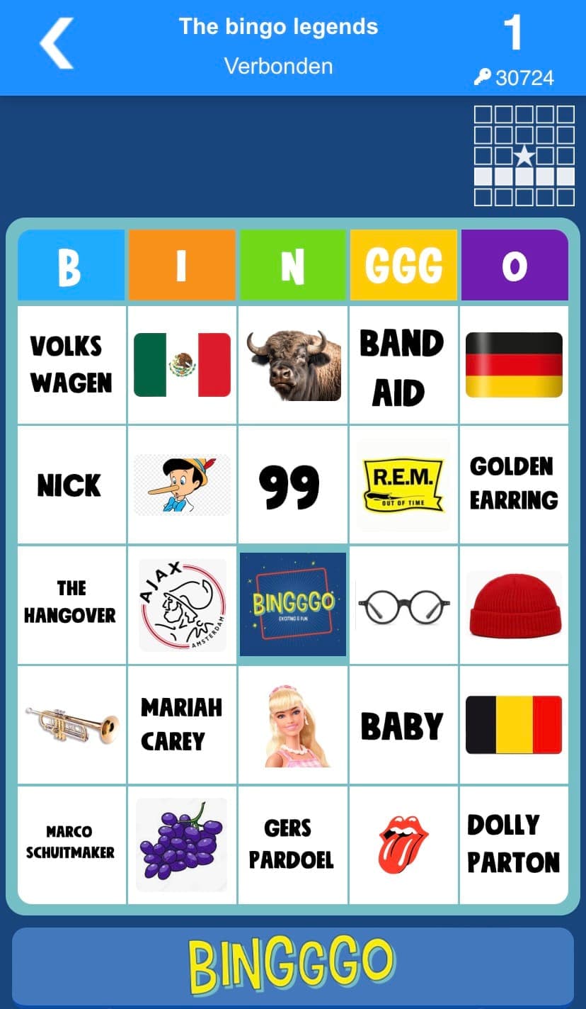 Waanzinnige trivia Bingo op jouw mobiele telefoon header image