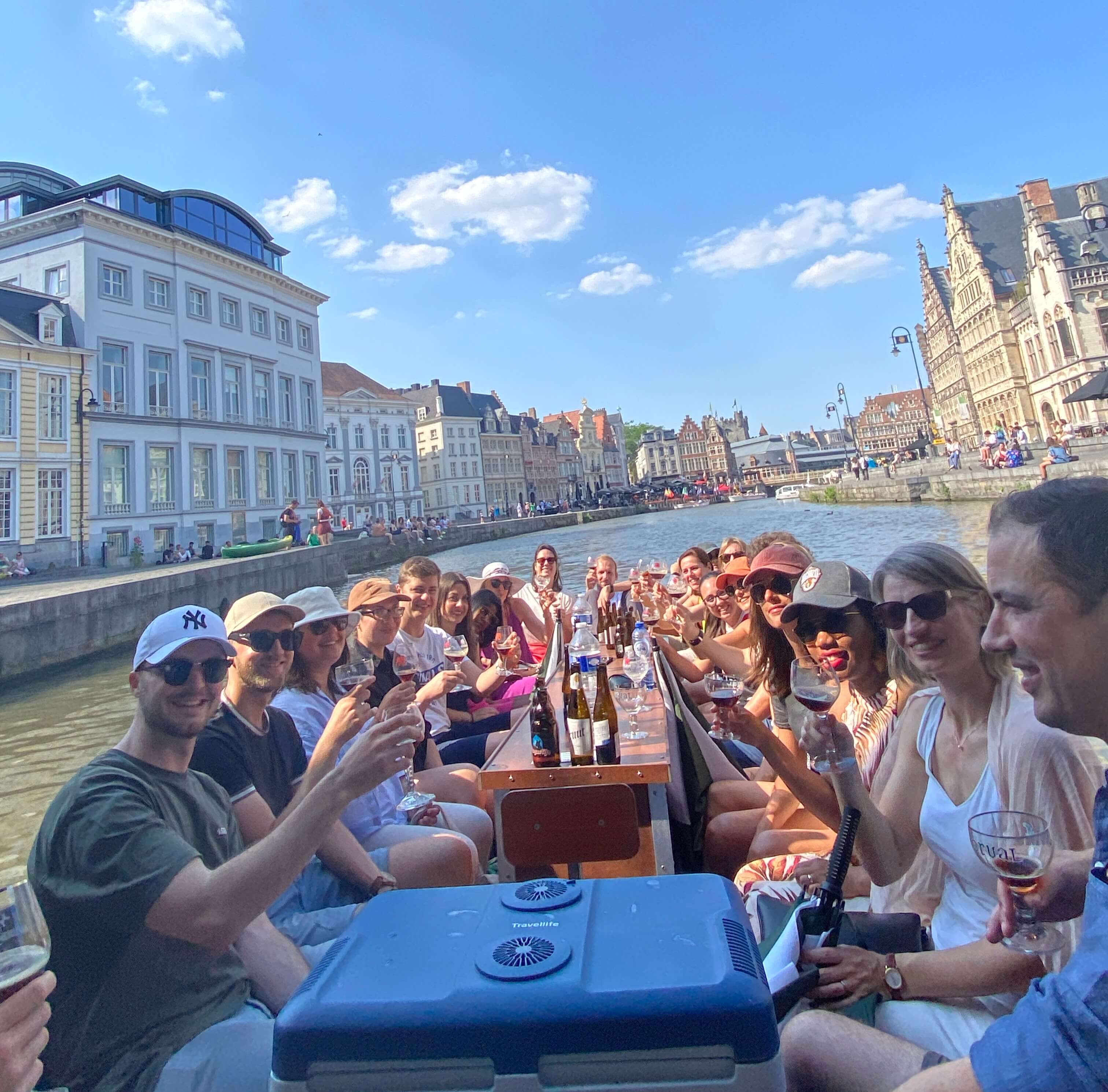 Beer Boat Tour in Ghent