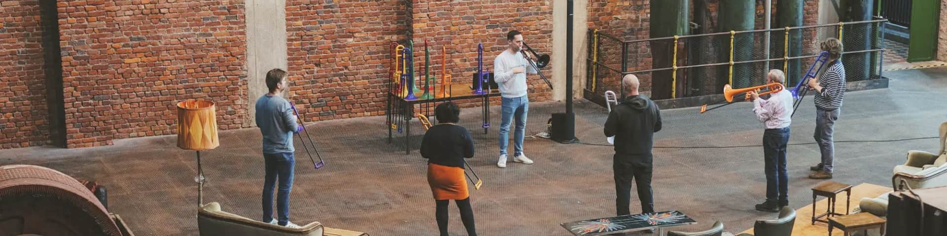 Musical header background image