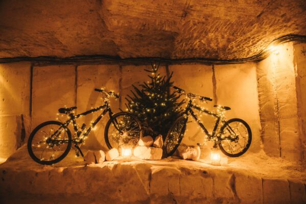 Grotbiken in Kerstsfeer